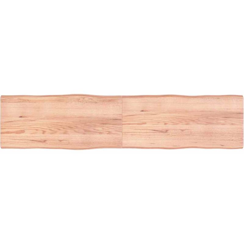 Dessus de table bois massif traité bordure assortie