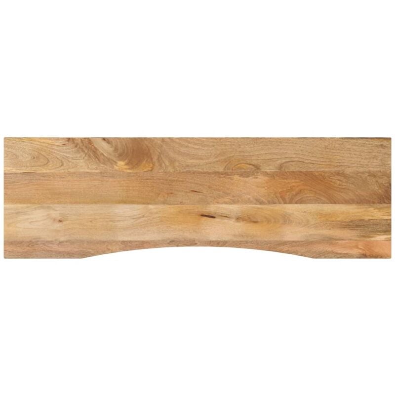 Vidaxl - Dessus de bureau avec courbe 160x50x2,5 cm manguier massif brut