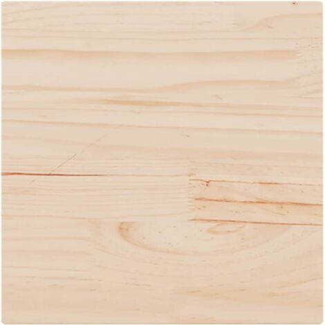 Dessus de bureau  Plateau De Table  Dessus de table 50x50x1,7 cm carré bois de pin massif CFW90251