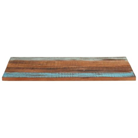 Dessus de bureau  Plateau De Table  Dessus de table rectangulaire 70x90 cm 25-27 mm Bois récupéré CFW35964