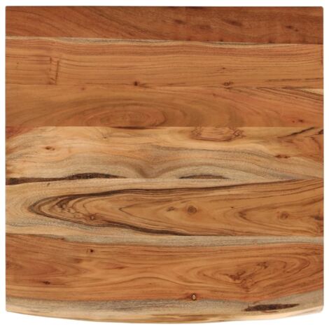 Dessus de bureau,Plateau de table,Dessus de table carré bois massif d'acacia bordure assortie CFW81275