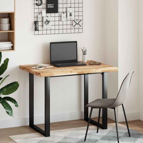 Dessus de bureau，Plateau de table，Dessus de table fini à l'huile 120x70x4cm bois d'acacia massif CFW68181