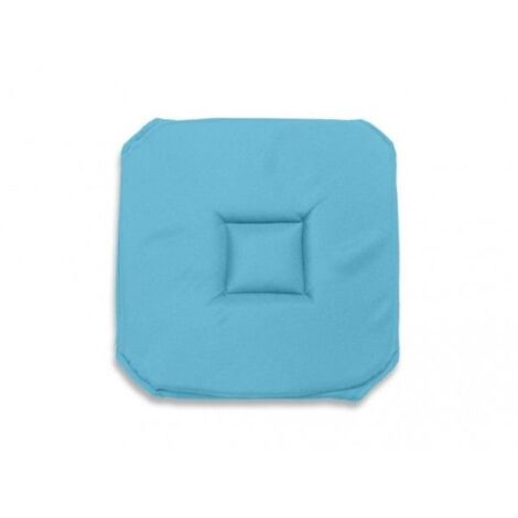 Dessus de chaise gobelin 40x40 cm ALIX turquoise