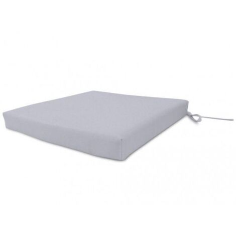 Dessus de chaise outdoor imperméabilisé 40X40x5 cm ALIX gris, par Soleil d'ocre