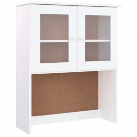 Dessus de commode ALTA blanc 77x30x92 cm bois massif de pin CFW870338
