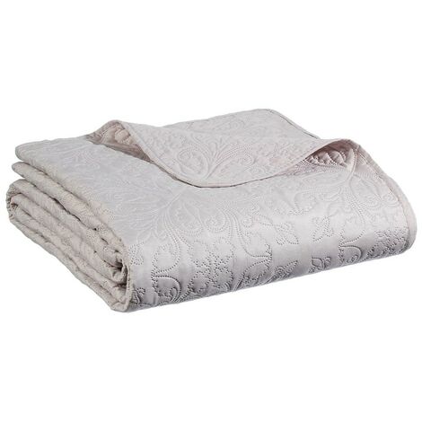Dessus de lit 240x260 + 2 taies Arabesque lin