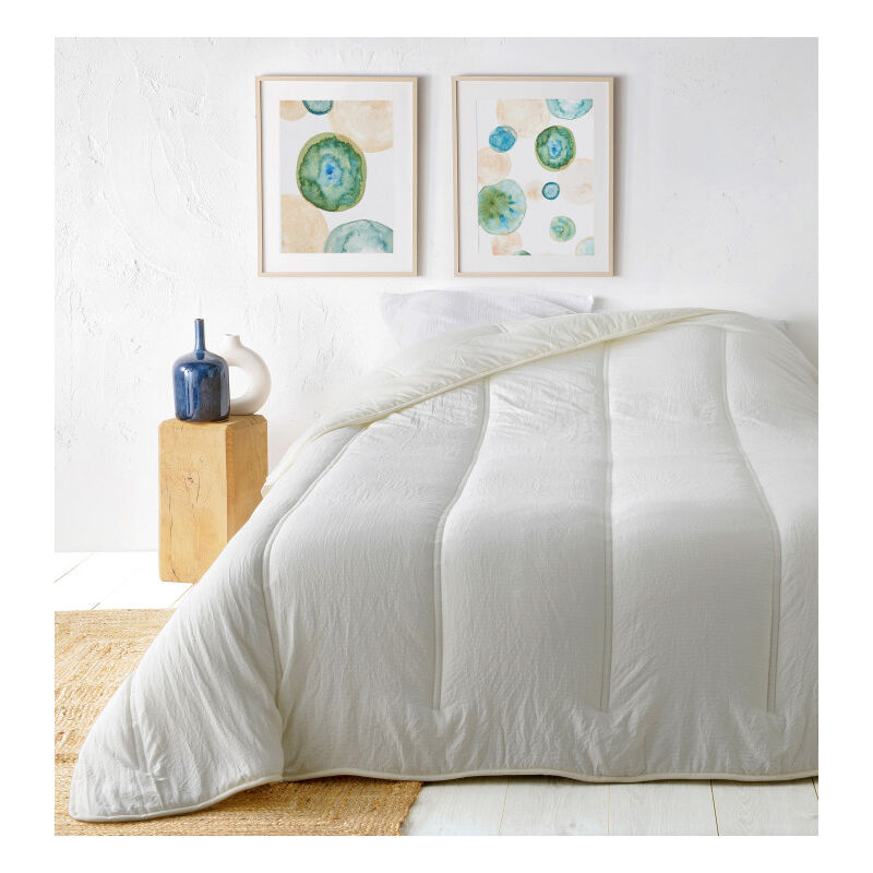 Linder - Dessus de lit 240x260cm 'Cindy' - 240x260cm - Ecru