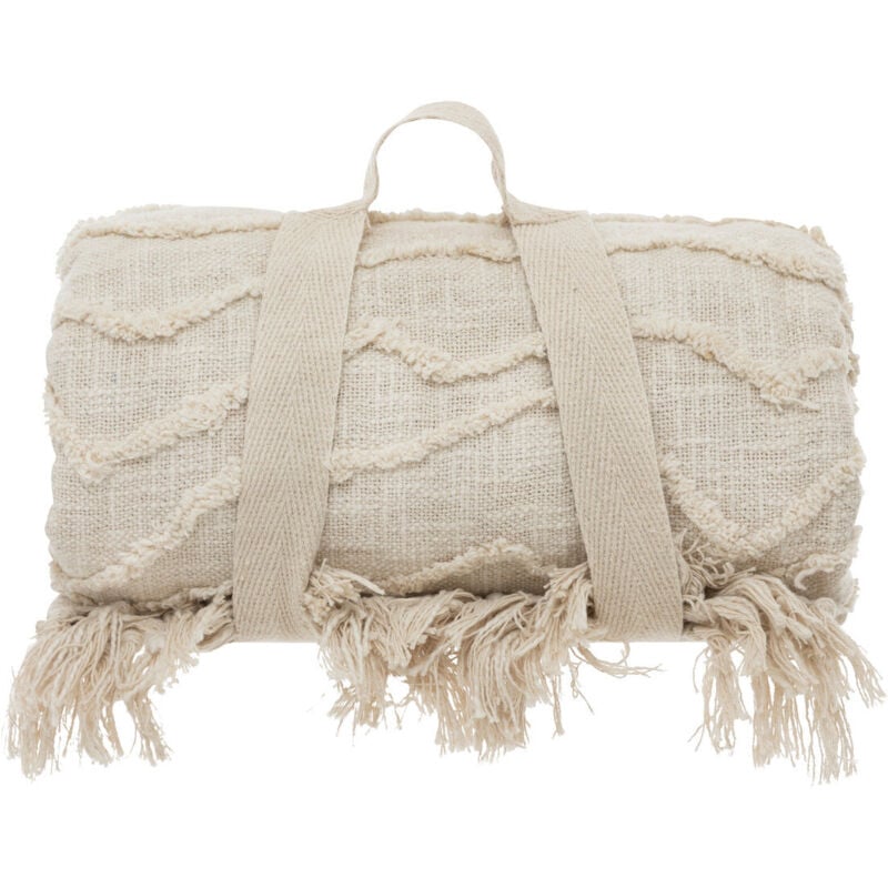 Dessus de lit Daisy 240x260cm beige - Atmosphera créateur d'intérieur