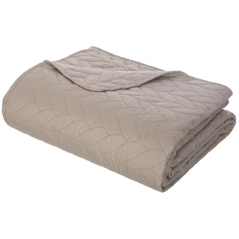 Dessus de lit tressé 240x260 + 2 taies - Atmosphera