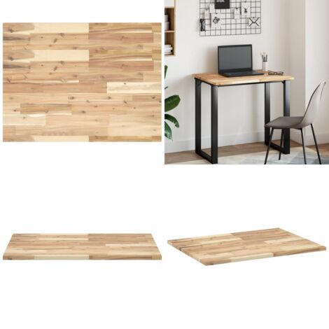 Dessus de meuble de salle de bain non traité bois d'acacia - Dessus de meuble - Bois d'acacia