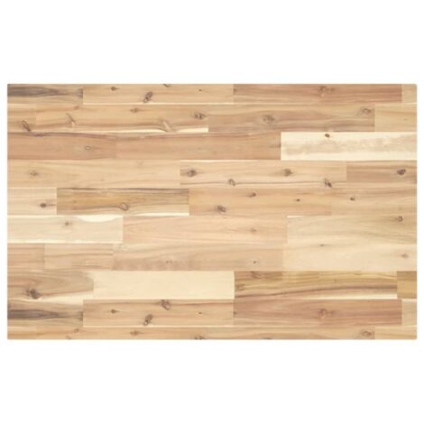 Dessus de meuble de salle de bain non traité bois d'acacia vidaXL