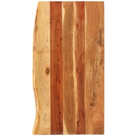 Dessus de meuble-lavabo de salle de bain Acacia 100x52x2,5 cm