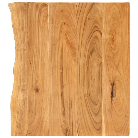 Dessus de meuble-lavabo de salle de bain  Meuble Vasque Acacia 58x55x2,5 cm 79506