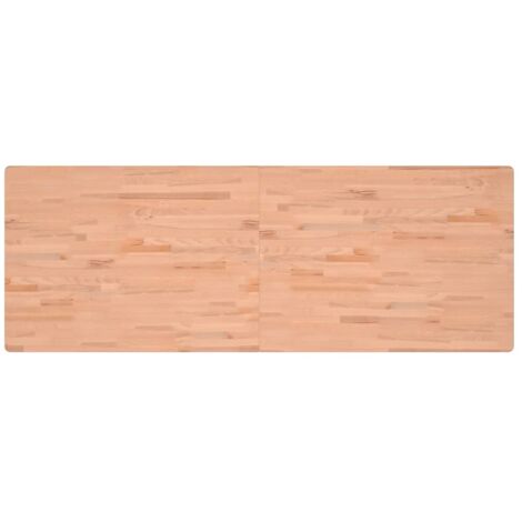 Dessus de plan de travail 150x55x2,5 bois massif de hêtre
