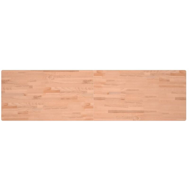 Dessus de bureau 200x55x2,5 cm bois massif de hêtre vidaXL