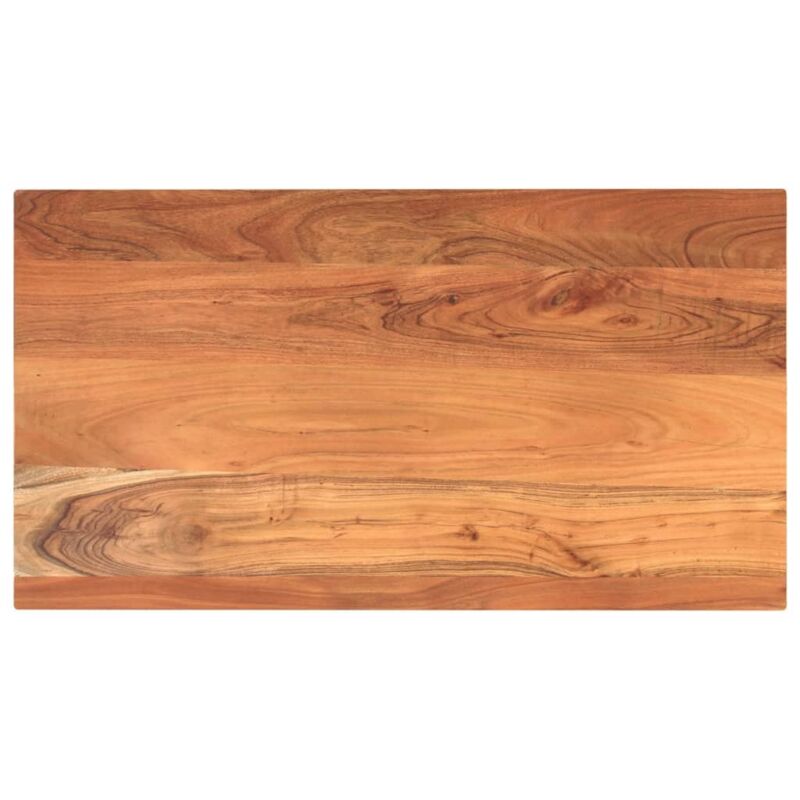Dessus de table 120x50x2,5cm rectangulaire bois massif d'acacia Vidaxl