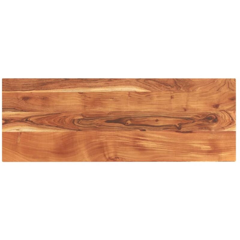 Dessus de table 140x50x2,5cm rectangulaire bois massif d'acacia Vidaxl