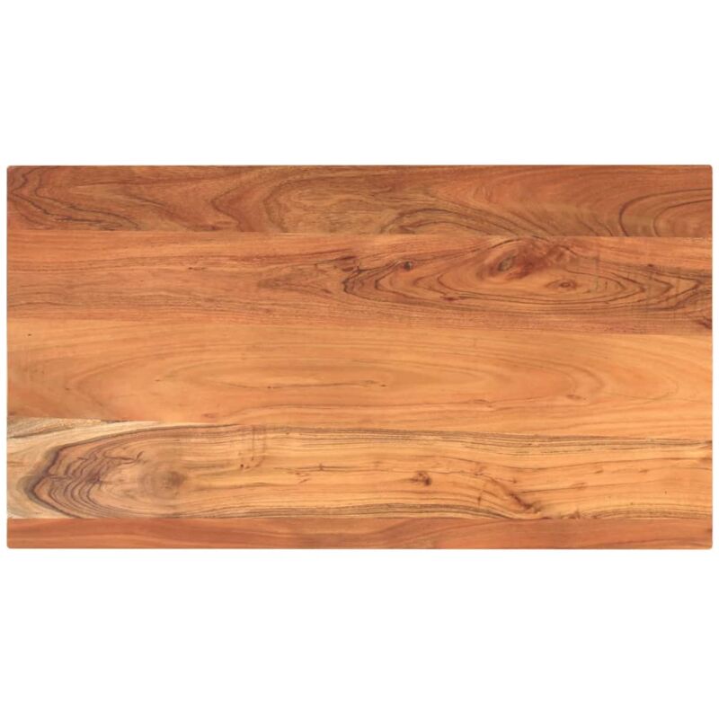 Dessus de table 100x50x3,8cm rectangulaire bois massif d'acacia Vidaxl