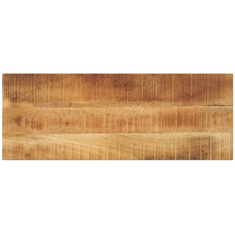 Dessus de table rectangulaire bois massif de manguier brut Vidaxl