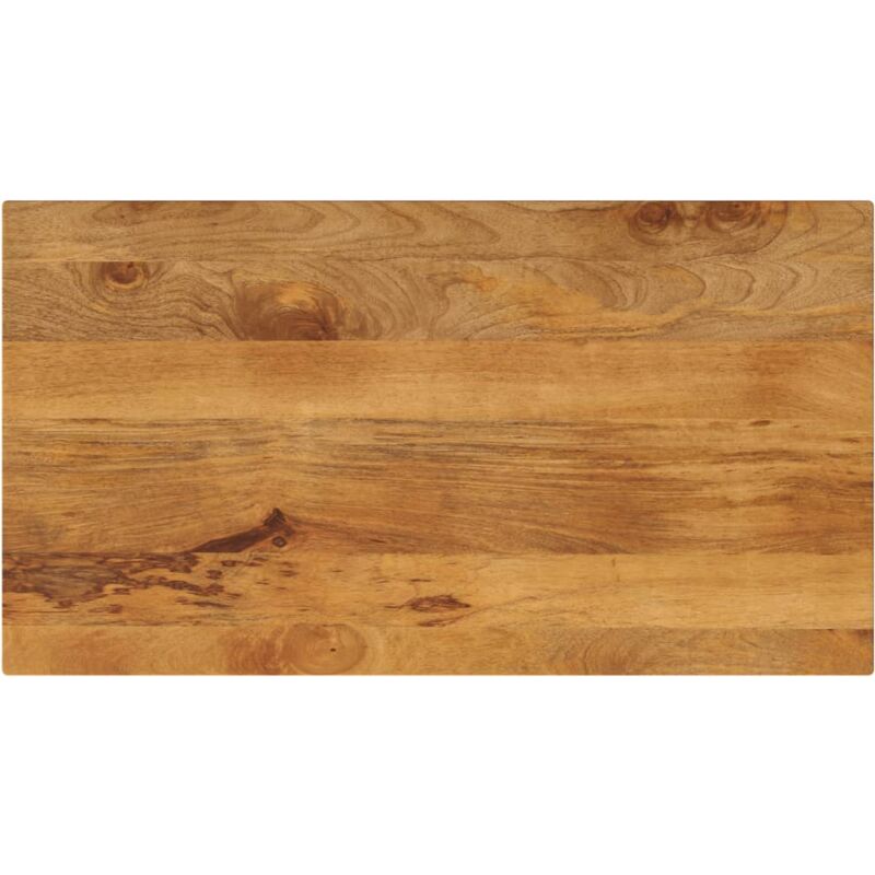 Dessus de table 120x70x2,5cm rectangulaire bois massif manguier vidaXL