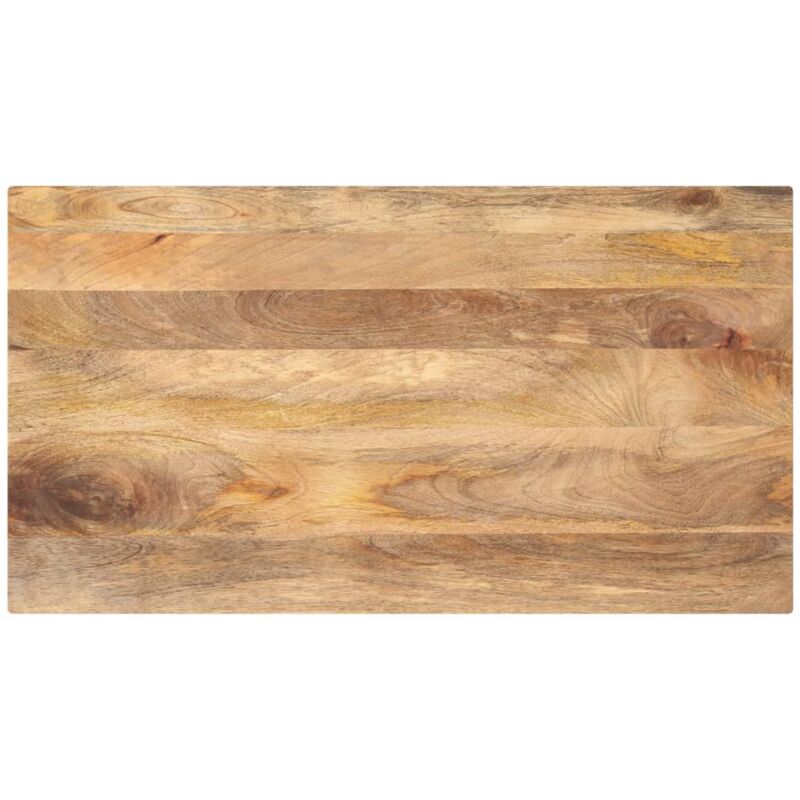 Dessus de table 120x50x3,8cm rectangulaire bois massif manguier Vidaxl
