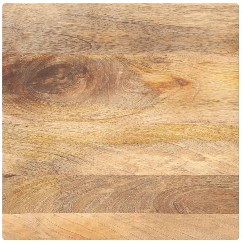Dessus de table 60x60x2,5 cm carré bois massif manguier Vidaxl