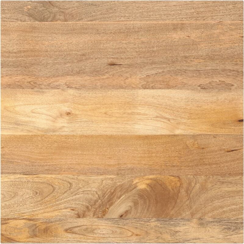 Dessus de table 70x70x2,5 cm carré bois massif manguier vidaXL