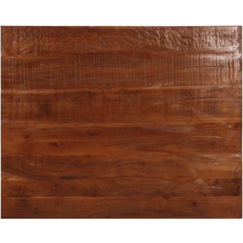 Dessus de table 100x80x3,8cm rectangulaire bois massif récupéré Vidaxl