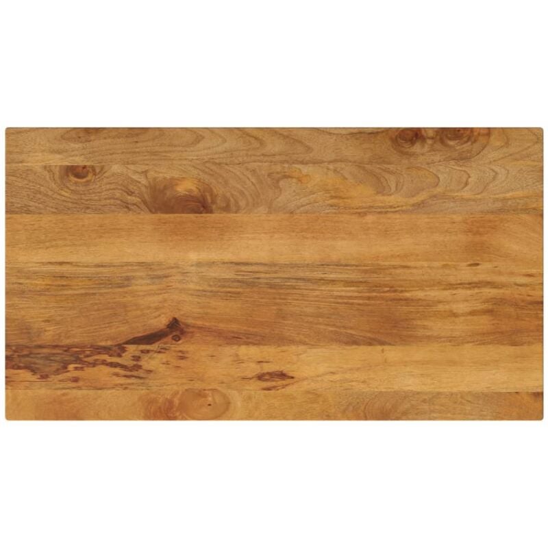 Dessus de table 110x70x2,5cm rectangulaire bois massif manguier Vidaxl