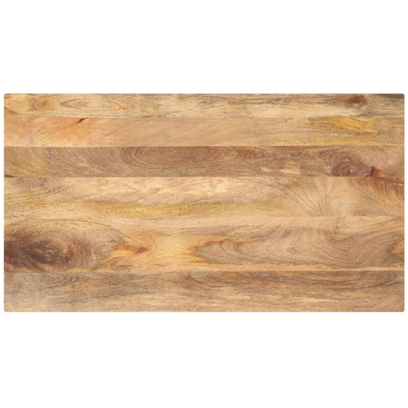 Dessus de table 120x60x2,5cm rectangulaire bois massif manguier Vidaxl