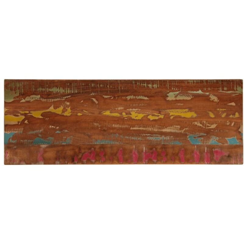 Dessus de table 140x60x2,5cm rectangulaire bois massif récupéré - Vidaxl
