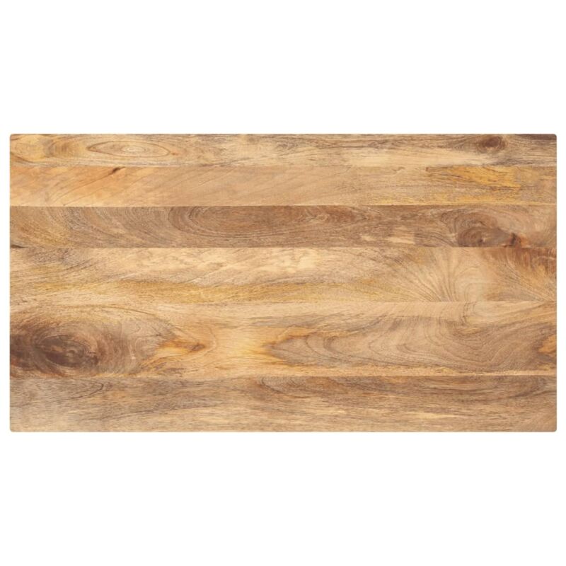 Dessus de table 100x50x3,8cm rectangulaire bois massif manguier - Vidaxl