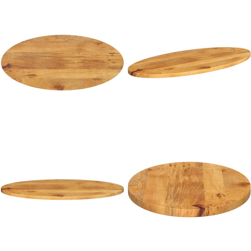 Dessus de table 100x40x2,5 cm ovale bois massif de manguier - Dessus De Table - Table Ronde - Table Oval - Bois Massif - Manguier - Home & Living