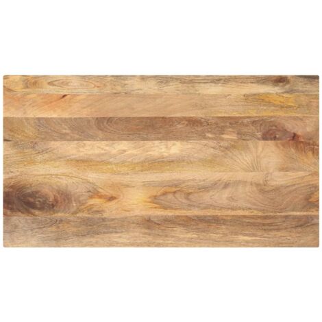 Dessus de table 120x50x3,8cm rectangulaire bois massif manguier vidaXL