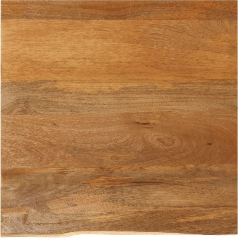 Dessus de table à bord vivant 40x40x2,5 cm bois massif manguier - Vidaxl