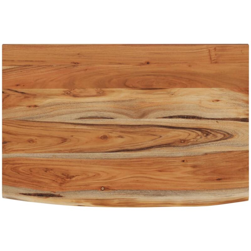 Tagère murale rectangulaire massif acacia bordure assortie Vidaxl