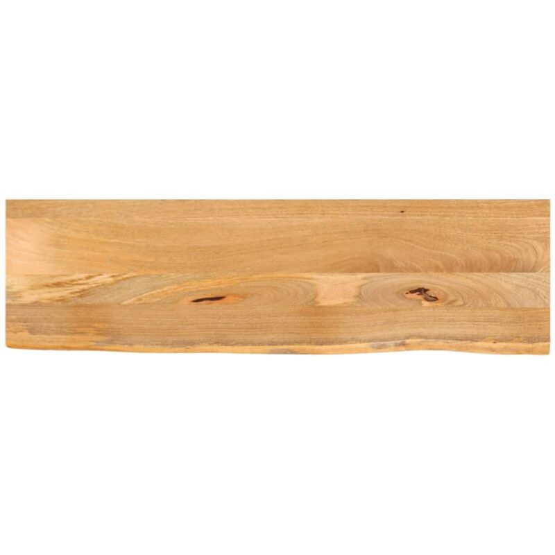 Dessus de table à bord vivant 110x40x2,5cm bois massif manguier Vidaxl