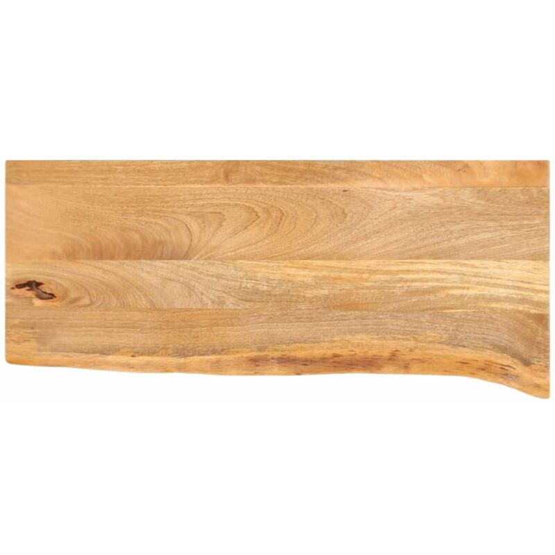 Dessus de table à bord vivant 70x40x2,5 cm bois massif manguier Vidaxl
