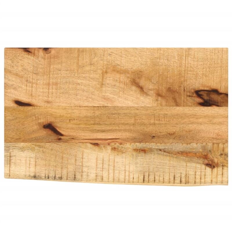 Dessus de table 50x30x2,5 cm bord vif bois massif manguier brut Vidaxl