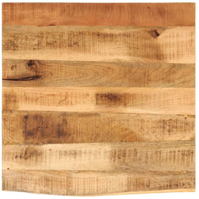 Dessus de table 40x40x3,8 cm bord vif bois massif manguier brut Vidaxl