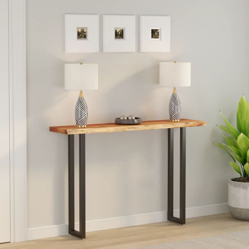 Dessus de table 140x30x2,5 cm rectangulaire bois massif acacia Vidaxl