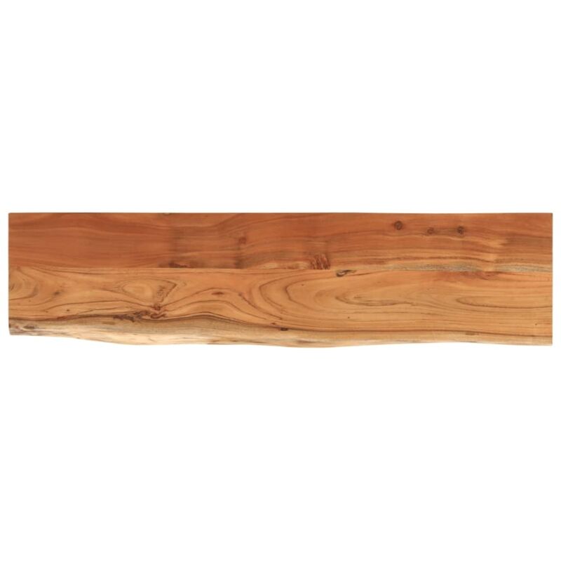 Tagère murale rectangulaire massif acacia bordure assortie - Vidaxl
