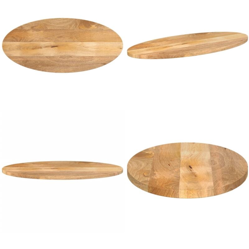 Dessus de table 140x50x2,5 cm ovale bois massif de manguier - Dessus De Table - Table Ronde - Table Oval - Bois Massif - Manguier - Home & Living