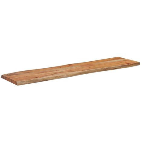 Dessus de table 160x40x2,5 rectangulaire bois massif acacia