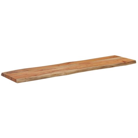 Dessus de table 180x40x2,5 rectangulaire bois massif acacia