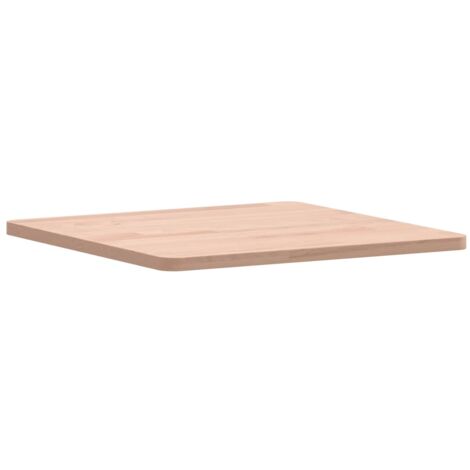Dessus de table 40x40x1,5 carré bois massif de hêtre