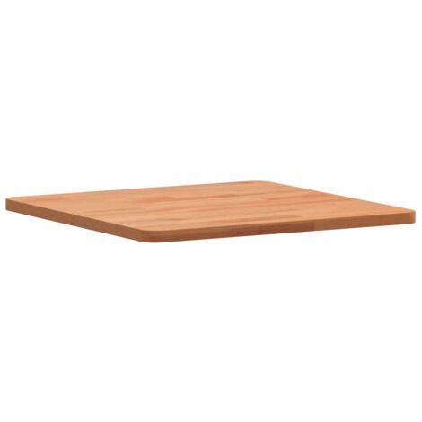 Dessus de table 40x40x1,5 carré bois massif de hêtre
