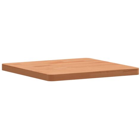 Dessus de table 40x40x2,5 carré bois massif de hêtre