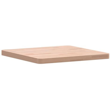Dessus de table 40x40x2,5 carré bois massif de hêtre