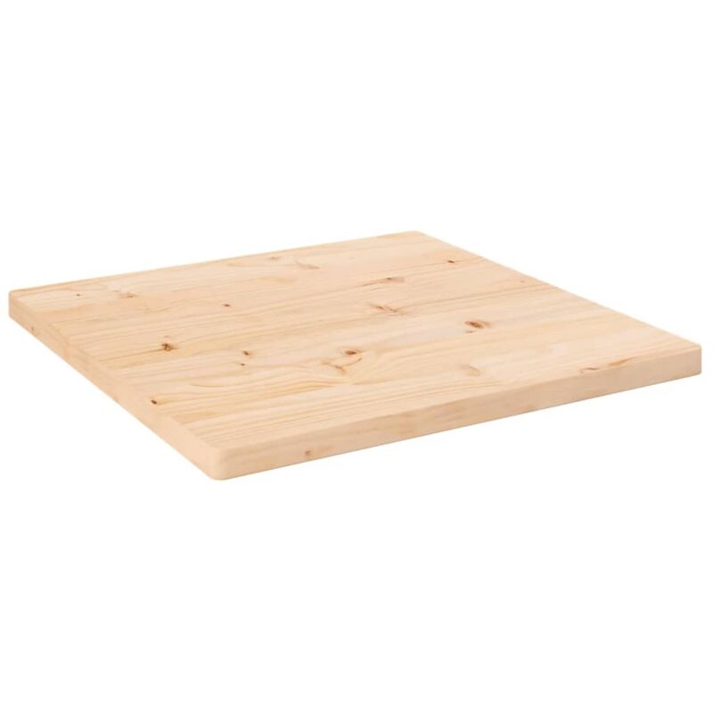 Dessus de table 40x40x2,5 cm bois de pin massif Vidaxl